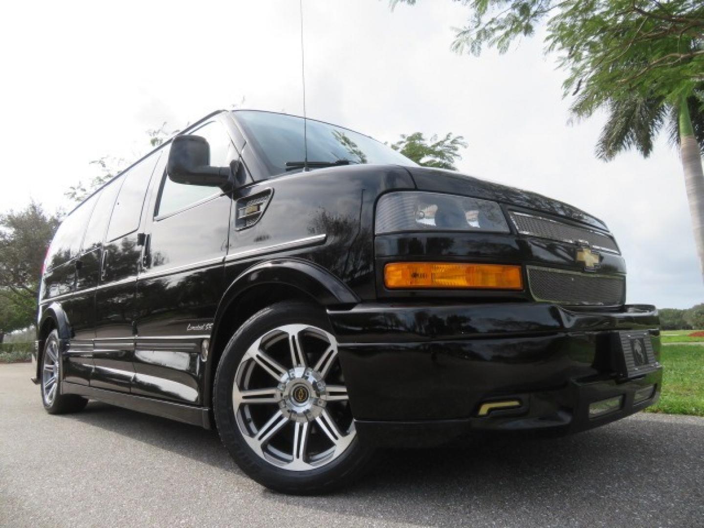 2017 Black /Tan and Brown 2 Tone Chevrolet Express (1GCWGAFG8H1) , located at 4301 Oak Circle #19, Boca Raton, FL, 33431, (954) 561-2499, 26.388861, -80.084038 - You are looking at a Gorgeous 2017 Chevy Express 2500 Explorer Handicap Wheelchair Conversion Van Fully Loaded With: 96K Original Miles, Power Side Entry Doors, VMI Side Entry Wheelchair Lift, 6 Way B and D Transfer Seat, Two Tone Leather Interior, Heated Front Seats, Front Sunroof, Rear Power Foldi - Photo#1